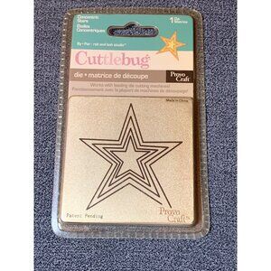 Cuttlebug Concentric Stars Die By Provo Craft - New